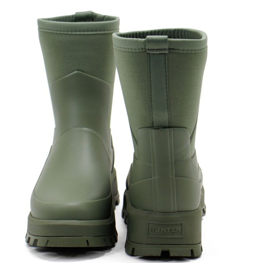 Hunter City Explorer Short Neo Slip and Water Resistant Boots -col Lichen Green - Picture 3 of 16